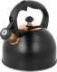 CZAJNIK STALOWY 2.5L INDUKCJA GAZ BRUNBESTE BB-2457 CZARNY ROSE GOLD 1