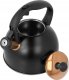 CZAJNIK STALOWY 2.5L INDUKCJA GAZ BRUNBESTE BB-2457 CZARNY ROSE GOLD 3