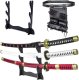 Roronoa Zoro Drewniany Miecz Katana 105cm Katany Japońskie Anime Cosplay miecz - Kitetsu/Shisui/Wado Ichimonji - 3 częściowy zestaw JT10000 1