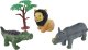 ZESTAW ZWIERZĄT KROKODYL HIPOPOTAM LEW DZIKIE ZWIERZĘTA DRZEWKO 2