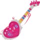 GITARA INTERAKTYWNA DLA DZIECI SERCE EFEKTY ŚWIETLNE INSTRUMENT MUZYCZNY 3