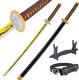 Miecz Katana Demon Slayer Zenitsu Agatsuma's Nichirin Drewniany JT10053 1