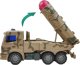 CIĘŻARÓWKA POJAZD WOJSKOWY ZDALNIE STEROWANY WYRZUTNIA RAKIETOWA DŹWIĘK LED 4