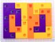 GRA LOGICZNA UKŁADANKA Z KARTAMI KOLOROWE PUZZLE KLOCKI POZIOM 1 5