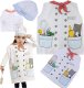 Chef's clothes, hats. 1