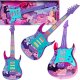 ProNice ELEKTRYCZNA GITARA CZTEROSTRUNOWA DLA DZIECI EFEKTY ŚWIETLNE PASEK UTWORY 1