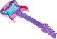 ProNice ELEKTRYCZNA GITARA CZTEROSTRUNOWA DLA DZIECI EFEKTY ŚWIETLNE PASEK UTWORY 4