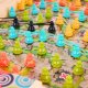 Balance ball table pellet game 7