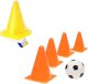 ZESTAW PIŁKARSKI PACHOŁKI Z PIŁKĄ 4szt 2