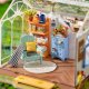 ROBOTIME Składany Drewniany Model 3D DIY LED - Wymarzony Domek Ogrodowy 2