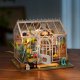 ROBOTIME Składany Drewniany Model 3D DIY LED - Wymarzony Domek Ogrodowy 7