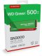 Dysk SSD SanDisk Green SN3000 500GB M.2 2280 PCI-E x4 Gen4 NVMe (WDS500G4G0E) 5