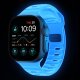 Nomad Pasek Apple Watch 49mm/46mm/45mm/44mm/42mm - Ice Blue Glow 2
