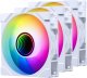 Wentylator Phanteks M25G2-120 D-RGB Reverse Blade 3-pack biały (PH-F120M25R_G2_DWT01_3P) 1