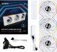 Wentylator Lian Li UNI FAN TL Wireless LCD 120 Reverse Blade 3-pack biały (12RTLLCD1W3W) 3