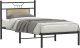 vidaXL vidaXL Łóżko bez materaca, dąb sonoma, 75x190 cm 3