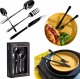 Cutlery set Homla ABELE Black, 16 pcs. 10