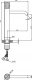 Washbasin faucet INVENA GABRO PLUS, high, chrome, with marble handle 1