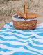 Beach towel BRICINI COSTA NOVA, 90 x 180 cm, light blue, 100% cotton 3