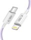 Kabel USB Tech-Protect USB-C - Lightning 1 m Fioletowy (5906302380930) 3