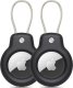 TECH-PROTECT ROUGH VEIN 2-PACK APPLE AIRTAG BLACK 1