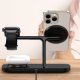 TECH-PROTECT QI15W-A45 3IN1 MAGNETIC MAGSAFE WIRELESS CHARGER BLACK 7
