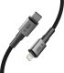 Kabel USB Tech-Protect USB-C - Lightning 1 m Szary (5906302380879) 2