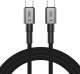 Kabel USB Tech-Protect USB-C - USB-C 2 m Szary (5906302380831) 1