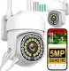 BEZPRZEWODOWA OBROTOWA KAMERA WIFI 5MPX QUADHQ DO MONITORINGU ZEWNĘTRZNA SD [EUROLOOK TS-1] 1