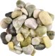 Kamienie dekoracyjne marmurowe woskowane zielone 2-4cm 900gr 1