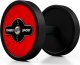 Hantla stalowa gumowana 5 kg czerwony połysk - Marbo Sport 1