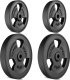 Zestaw obciążeń gumowanych 60 kg / 2 x 20 kg + 2 x 10 kg - Marbo Sport 1