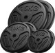 Marbo Sport Zestaw obciążeń żeliwnych slim 60 kg / 2 x 15 kg + 2 x 10 kg + 2 x 5 kg - 1