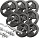 Marbo Sport Zestaw MS39_2.0_42KG | Dwustronnie regulowana ławka treningowa + modlitewnik + prasa + zestaw gryfów i obciążeń 42 kg - Marbo Sport 5