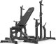 Marbo Sport Zestaw MS11_2.0 | dwustronnie regulowana ławka treningowa + stojaki regulowane - Marbo Sport 1