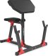 Marbo Sport Zestaw MH9_151KG_KIER | Ławka dwustronna + stojaki regulowane + ławka scotta + zestaw gryfów i obciążeń - Marbo Sport 4
