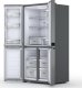 Whirlpool Refrigerator | WQ9 E2L EF | Energy efficiency class E | Free standing | Side by side | Height 187.4 cm | Fridge net capacity 388 L | Freezer net capacity 222 L | Display | 36 dB | Stainless Steel 16