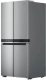Whirlpool Refrigerator | WQ9 E2L EF | Energy efficiency class E | Free standing | Side by side | Height 187.4 cm | Fridge net capacity 388 L | Freezer net capacity 222 L | Display | 36 dB | Stainless Steel 3