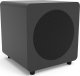 KANTO AUDIO 8-INCH SEALED POWERED SUBWOOFER W. RCA CABLE - MATTE BLACK (INCL. TYPE C & G POWER CORDS) 1