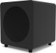 KANTO AUDIO 8-INCH SEALED POWERED SUBWOOFER W. RCA CABLE - MATTE BLACK (INCL. TYPE C & G POWER CORDS) 1