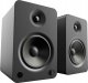 KANTO AUDIO 5.25" DRIVER - POWERED SPEAKERS WITH BLUETOOTH® AND PHONO PREAMP - MATTE BLACK (INCL. TYPE F & G POWER CORDS) 1