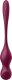 Satisfyer wibrujące kulki Love Birds Vary Connect App wine red 1