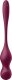 Satisfyer wibrujące kulki Love Birds Vary Connect App wine red 3