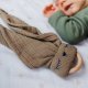 Hi Little One - Przytulanka dou dou z gryzakiem SLEEPY BUNNY z organicznej BIO bawełny Baby Pink Dark 1