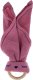Hi Little One - Przytulanka dou dou z gryzakiem SLEEPY BUNNY z organicznej BIO bawełny Baby Pink Dark 4