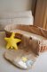 Hi Little One śpiworek do spania dla Niemowlaka TOG 1,0 BIO muślin DAY & NIGHT Beige M 2