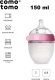 COMOTOMO - 2 antykolkowe butelki silikonowe MOM'S BREAST 150 ml Pink NEWBORN 8