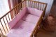 Hi Little One poszewka na pościel dla niemowląt z oddychającej organicznej BIO bawełny MOUSE Blush/Baby Pink 1