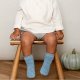 GoBabyGo antypoślizgowe skarpetki do nauki chodzenia Dusty Blue 12 m+ 3
