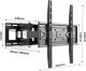 UCHWYT DO TV LED/LCD 32-70" 40KG UY-150 ART reg. pion/poziom 52-350mm one size 16